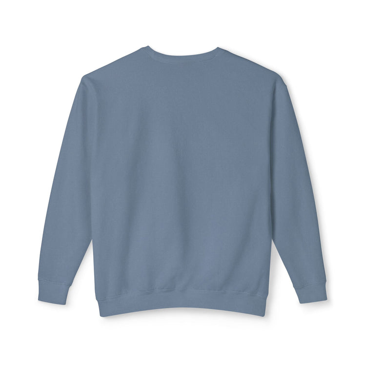 Unisex Lightweight Crewneck Sweatshirt - Nightmare Before Coffee Printify
