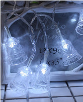 Snowman Christmas Tree LED Garland String Lights Snowflakes String Fairy Lights Hanging Ornaments My Store