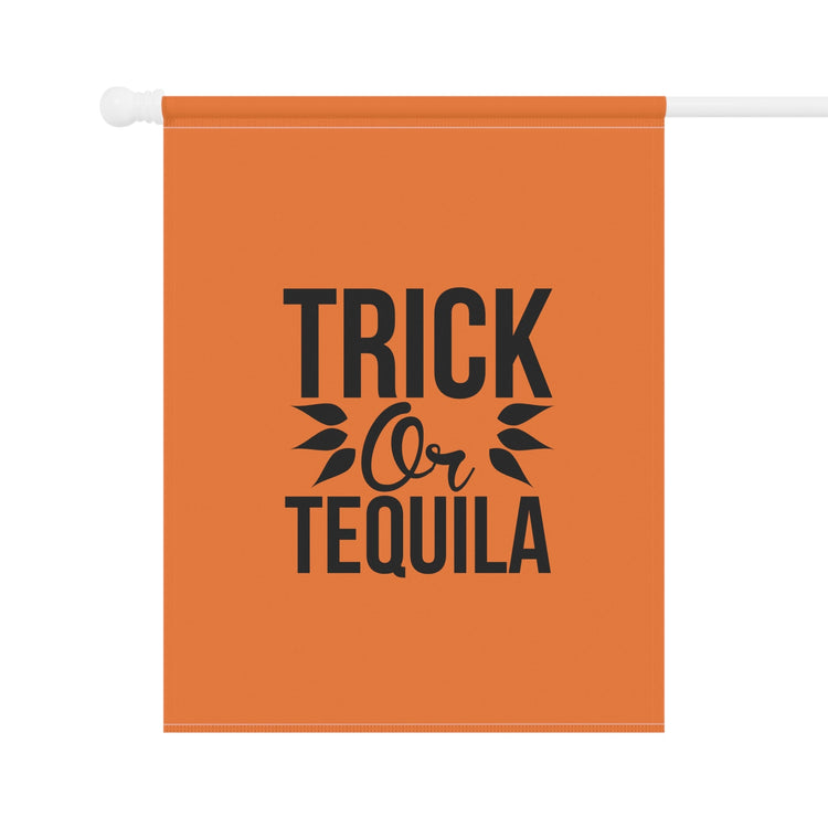 Halloween Garden Banner, Trick or Tequila Sign for Outdoor Decor, Fall Home Decoration, Seasonal Yard Flag, Halloween Party Decor Printify