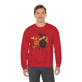 Halloween Witch Sweatshirt, Cozy Crewneck, Unisex Sweater, Spooky Season Apparel, Scary Night Gift, Fall Fashion Printify