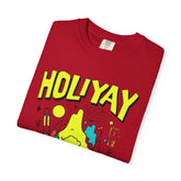 Holi-Yay Graphic T-Shirt, Fun Summer Tee, Unique Gift, Casual Wear, Birthday, Holiday Celebration, Unisex Apparel Printify