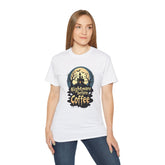 Nightmare Before Coffee Tee, Halloween T-Shirt, Coffee Lover Gift, Spooky Shirt, Unisex Graphic Tee, Autumn Apparel Printify