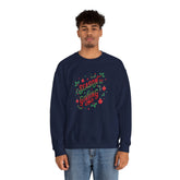 Cozy Holiday Sweatshirt Season of Giving Unisex Crewneck Perfect Gift Christmas Winter Wear Comfortable Stylish Heavy Blend Festive Sweatshirt Printify