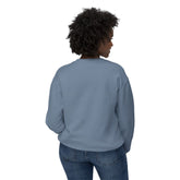 Unisex Lightweight Crewneck Sweatshirt - Nightmare Before Coffee Printify