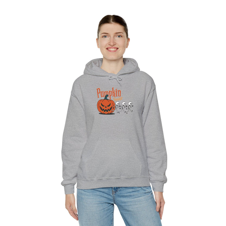 Halloween Pumpkin Sweatshirt, Spooky Fall Apparel, Cozy Hoodie, Unisex Halloween Clothing, Perfect Gift for Halloween Printify