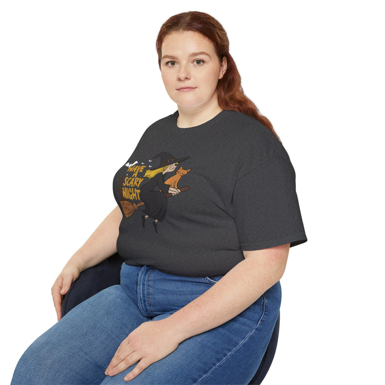 Halloween Witch T-Shirt, Funny Tee, Spooky Apparel, Costume Party Shirt, Fall Fashion, Trick or Treat Printify