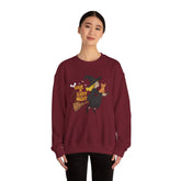 Halloween Witch Sweatshirt, Cozy Crewneck, Unisex Sweater, Spooky Season Apparel, Scary Night Gift, Fall Fashion Printify