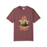 Moon Magic Unisex Garment-Dyed T-shirt, Vintage Car Tee, Astrology Gift, Casual Wear, Moon Lover Apparel, Unisex Soft T-shirt Printify