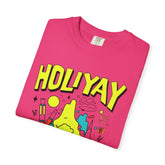 Holi-Yay Graphic T-Shirt, Fun Summer Tee, Unique Gift, Casual Wear, Birthday, Holiday Celebration, Unisex Apparel Printify