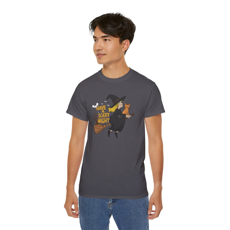 Halloween Witch T-Shirt, Funny Tee, Spooky Apparel, Costume Party Shirt, Fall Fashion, Trick or Treat Printify