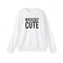 Wickedly Cute Unisex Drop Shoulder Sweatshirt, Cozy Graphic Sweatshirt, Casual Wear, Gift for Her, Trendy Apparel, Everyday Style Printify