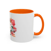 Floral Love Coffee Mug, Personalized Gift for Her, Wedding Favor, Inspirational Drinkware, Home Decor, 11oz, 15oz Printify