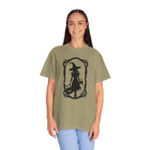 Witchy Garment-Dyed T-Shirt | Halloween Fashion Unisex Tee | Spooky Fall Apparel | Witch Costume Essential Printify