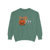 Pumpkin Skeleton Sweatshirt, Cozy Fall Apparel, Halloween Gift, Unisex Sweatshirt, Autumn Fashion Printify