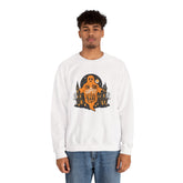 Unisex Halloween Ghost Sweatshirt - Spooky Vibes, Cozy Apparel, Perfect for Fall, Ghost Lover Gift, Halloween Celebration Printify