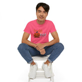 Halloween Skeleton Pumpkin Tee, Spooky Graphic Shirt, Unisex Fall Fashion, Halloween Costume Top, Fun October Apparel Printify