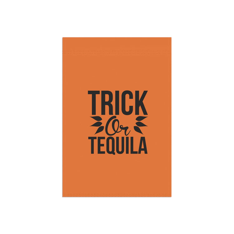 Halloween Garden Banner, Trick or Tequila Sign for Outdoor Decor, Fall Home Decoration, Seasonal Yard Flag, Halloween Party Decor Printify