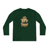 Youth Long Sleeve Competitor Tee - Vibrant Graphic Tee for Kids, Perfect for Casual Outings, Halloween, Parties, Everyday Wear, Unique [...] Printify