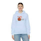 Halloween Pumpkin Sweatshirt, Spooky Fall Apparel, Cozy Hoodie, Unisex Halloween Clothing, Perfect Gift for Halloween Printify