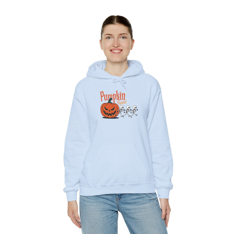 Halloween Pumpkin Sweatshirt, Spooky Fall Apparel, Cozy Hoodie, Unisex Halloween Clothing, Perfect Gift for Halloween Printify