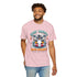 Stay Happy Penguin T-Shirt Unisex Summer Tee Vacation Shirt Beachwear Fun Gift Garment Dyed Cotton Casual Comfort Tee Birthday Gift Beach Shirt Printify