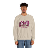 Festive Crewneck Sweatshirt with Fun Holiday Design, Cozy Winter Wear, Christmas Gift, Comfy Sweater, Unisex Holiday Apparel Printify