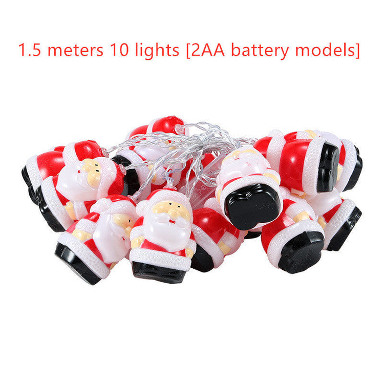 Snowman Christmas Tree LED Garland String Lights Snowflakes String Fairy Lights Hanging Ornaments My Store