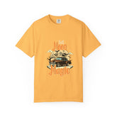 Moon Magic Unisex Garment-Dyed T-shirt, Vintage Car Tee, Astrology Gift, Casual Wear, Moon Lover Apparel, Unisex Soft T-shirt Printify