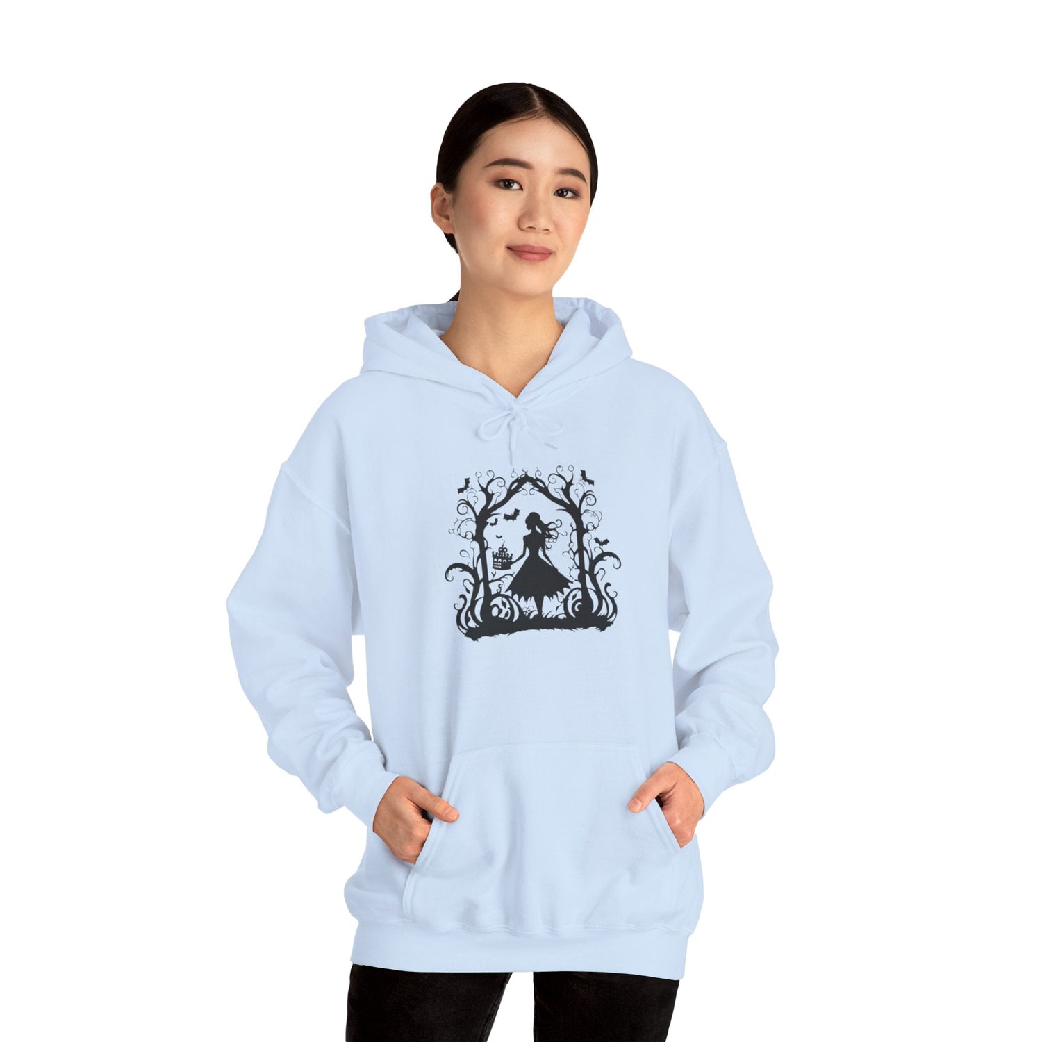 Mystical Nature Unisex Hoodie - Cozy Sweatshirt for Autumn, Halloween, Gift for Nature Lovers, Comfortable Casual Wear Printify