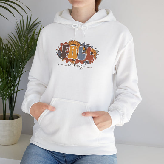 Fall Vibes Unisex Hoodie, Cozy Autumn Sweatshirt, Seasonal Fashion, Fall Gift, Casual Wear, Perfect for Thanksgiving Printify