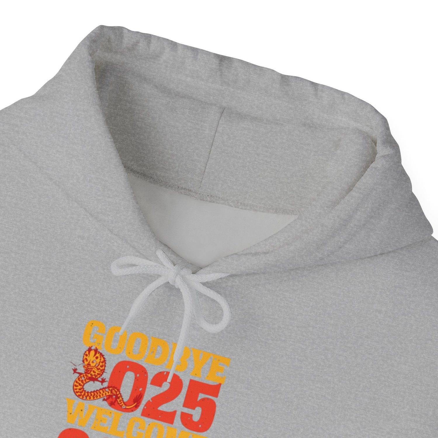 New Year Celebration Hoodie Goodbye 2025 Welcome 2026 Sweatshirt Cozy Gift Friends Unisex Pullover Trendy Winter Fashion Heavy Blend Hooded Printify