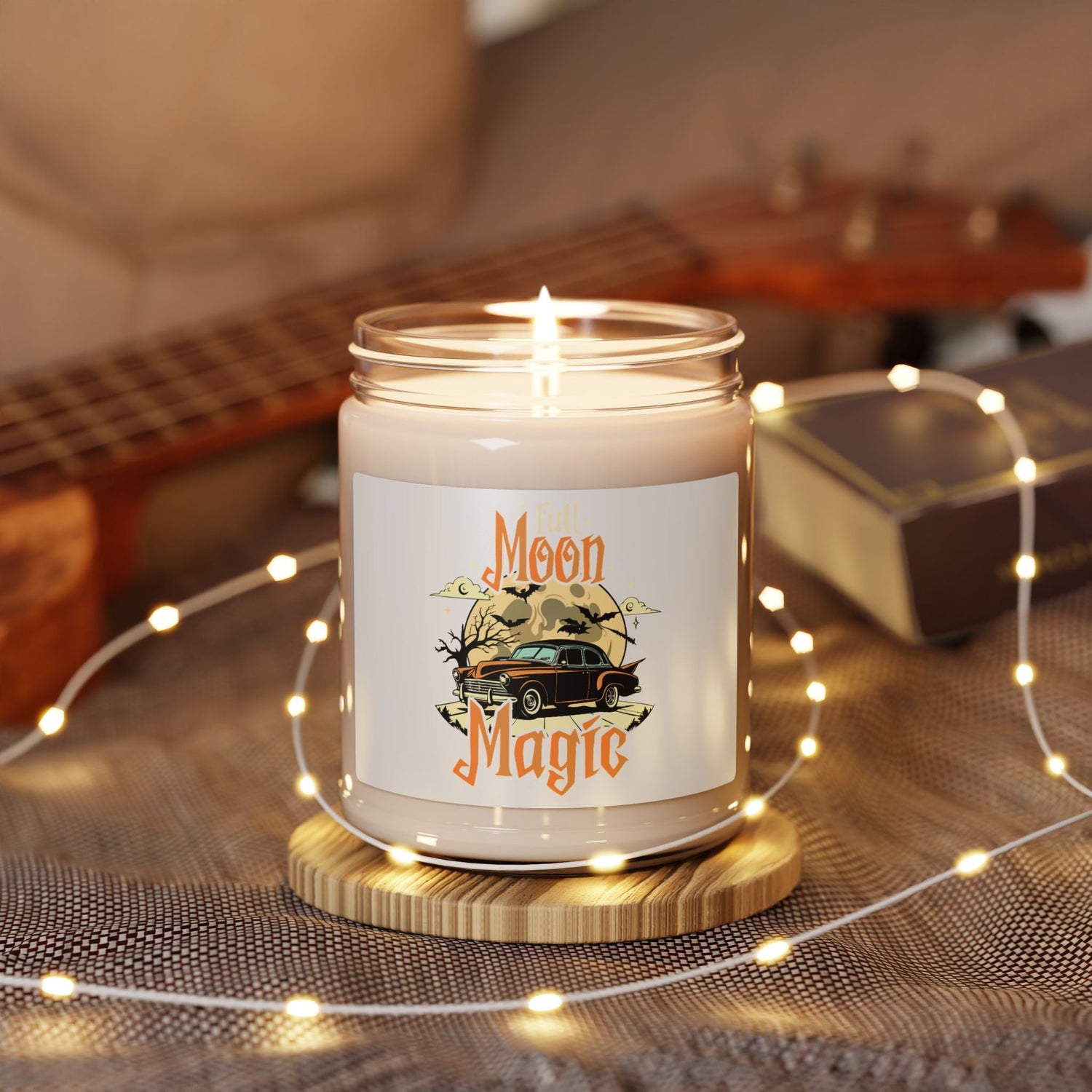 Moon Magic Scented Soy Candle - 9oz | Aromatherapy, Home Decor, Gift for Her, Halloween, Cozy Ambiance Printify