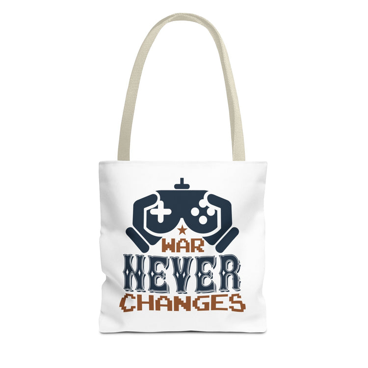 Gamer Tote Bag - War Never Changes, Video Game Bag, Gift for Gamers, Gaming Merchandise, Eco-Friendly Canvas Bag Printify