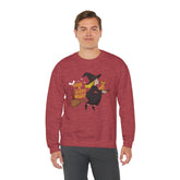 Halloween Witch Sweatshirt, Cozy Crewneck, Unisex Sweater, Spooky Season Apparel, Scary Night Gift, Fall Fashion Printify