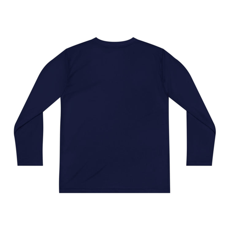 Youth Long Sleeve Competitor Tee - Vibrant Graphic Tee for Kids, Perfect for Casual Outings, Halloween, Parties, Everyday Wear, Unique [...] Printify