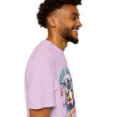 Stay Happy Penguin T-Shirt Unisex Summer Tee Vacation Shirt Beachwear Fun Gift Garment Dyed Cotton Casual Comfort Tee Birthday Gift Beach Shirt Printify