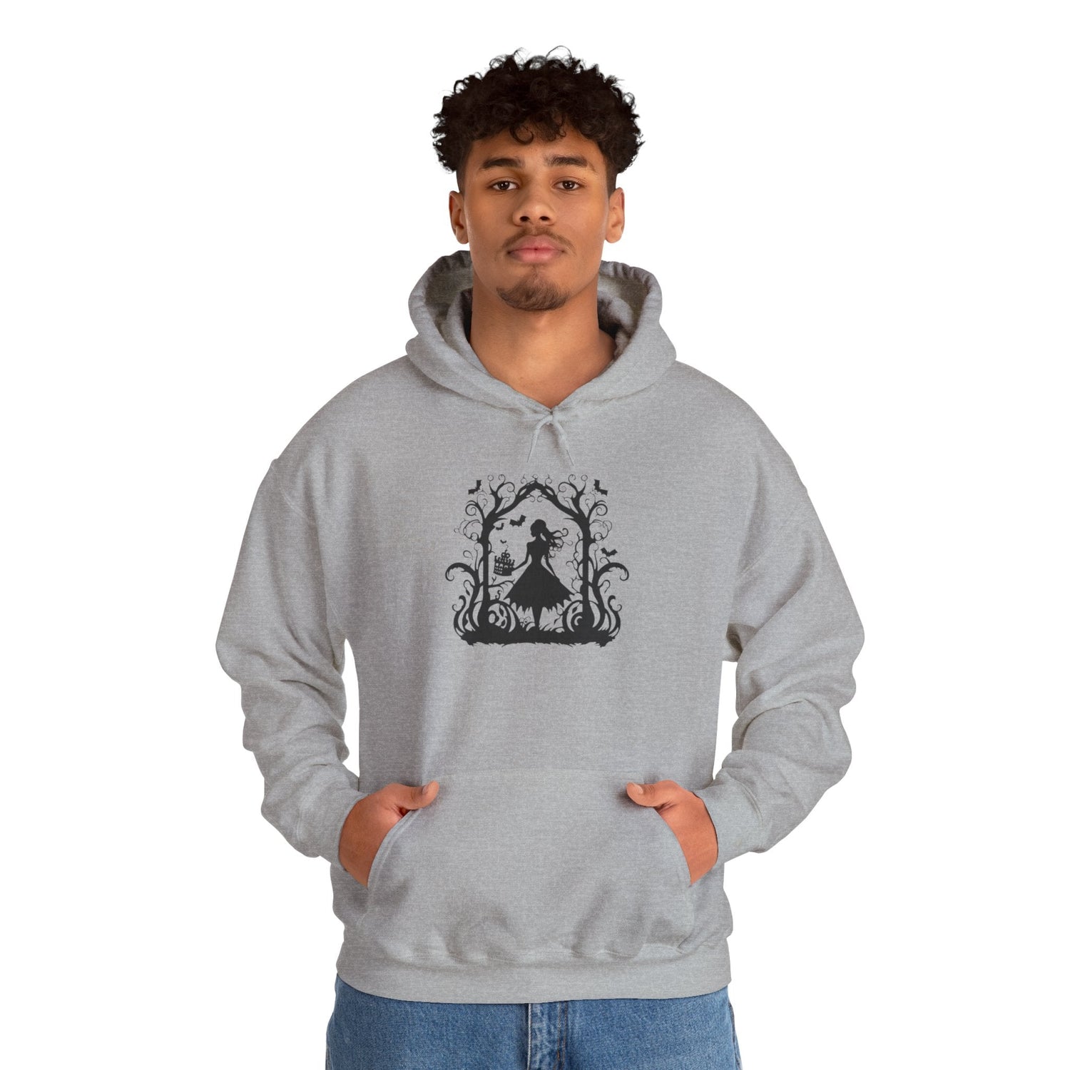 Mystical Nature Unisex Hoodie - Cozy Sweatshirt for Autumn, Halloween, Gift for Nature Lovers, Comfortable Casual Wear Printify