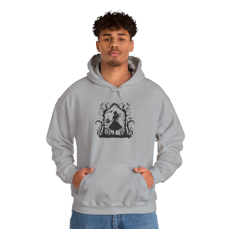 Mystical Nature Unisex Hoodie - Cozy Sweatshirt for Autumn, Halloween, Gift for Nature Lovers, Comfortable Casual Wear Printify