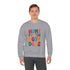 Home for the Holidays Crewneck Sweatshirt, Festive Sweater, Winter Apparel, Christmas Gift, Cozy Holiday Wear Printify