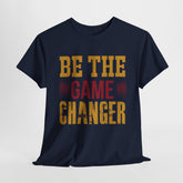 Unisex Oversized Tee: Be the Game Changer Shirt, Motivational Gift, Casual Wear, Workout Attire, Unisex Cotton Top Printify