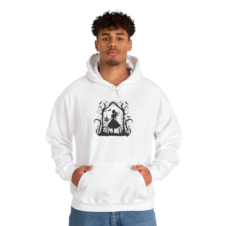 Mystical Nature Unisex Hoodie - Cozy Sweatshirt for Autumn, Halloween, Gift for Nature Lovers, Comfortable Casual Wear Printify