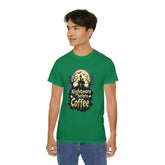 Nightmare Before Coffee Tee, Halloween T-Shirt, Coffee Lover Gift, Spooky Shirt, Unisex Graphic Tee, Autumn Apparel Printify