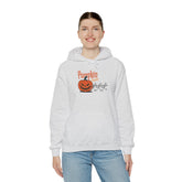 Halloween Pumpkin Sweatshirt, Spooky Fall Apparel, Cozy Hoodie, Unisex Halloween Clothing, Perfect Gift for Halloween Printify