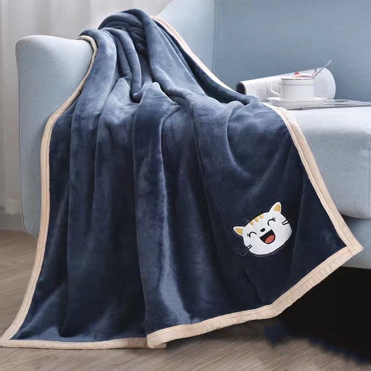 Blanket Pet Quilt Fall Winter Pet Thicken Blanket Warm Flannel Sleeping Blanket My Store
