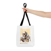 Treasure Hunting Tote Bag, Skull Design, Fun Beach Bag, Unique Gift for Adventurers, Perfect for Everyday Use Printify