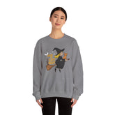 Halloween Witch Sweatshirt, Cozy Crewneck, Unisex Sweater, Spooky Season Apparel, Scary Night Gift, Fall Fashion Printify