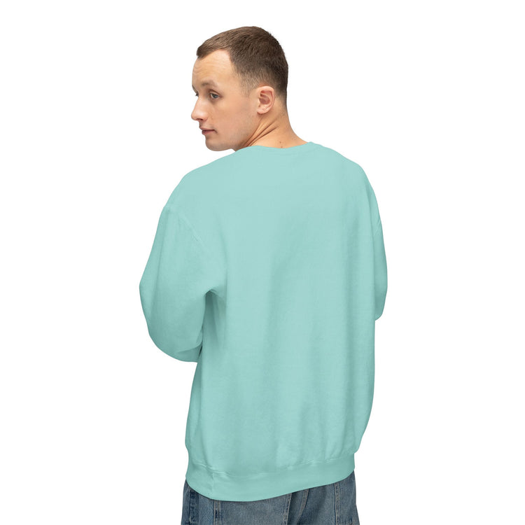 Unisex Lightweight Crewneck Sweatshirt - Nightmare Before Coffee Printify