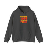 New Year Celebration Hoodie Goodbye 2025 Welcome 2026 Sweatshirt Cozy Gift Friends Unisex Pullover Trendy Winter Fashion Heavy Blend Hooded Printify