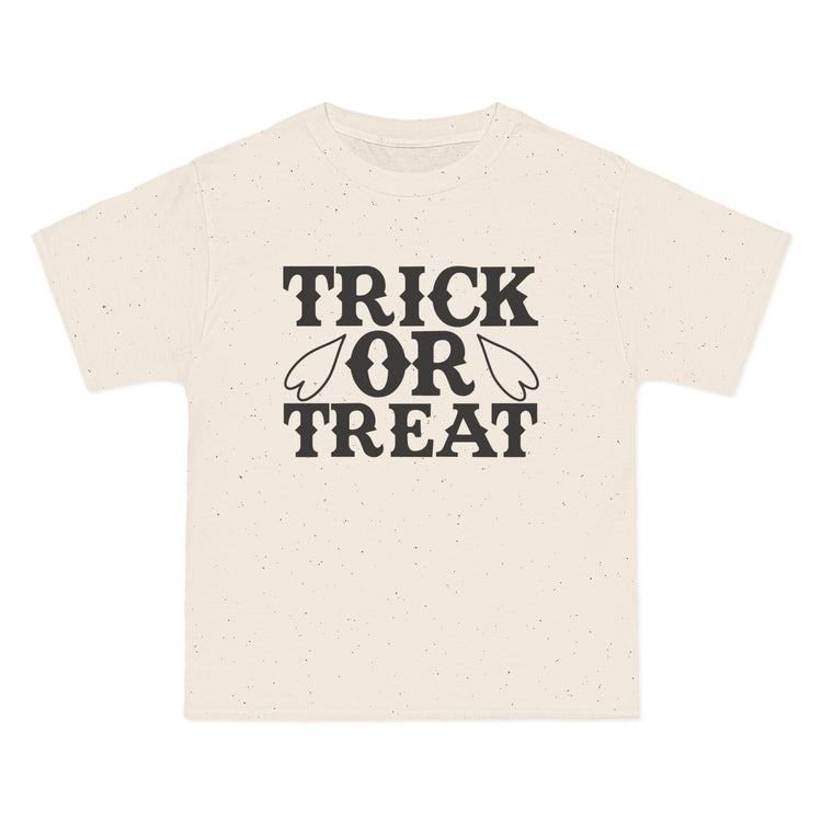 Halloween Trick or Treat T-Shirt, Short Sleeve Tee for Kids, Halloween Costume Shirt, Fun Fall Apparel, Halloween Party Outfit Printify