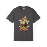 Moon Magic Unisex Garment-Dyed T-shirt, Vintage Car Tee, Astrology Gift, Casual Wear, Moon Lover Apparel, Unisex Soft T-shirt Printify